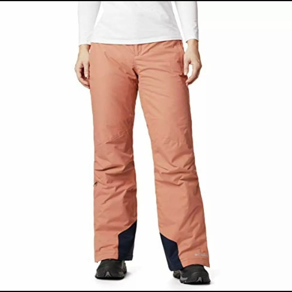 NEW Columbia Women's Bugaboo OH Ski Snow Pant Nova Pink Peach 2X Plus Size